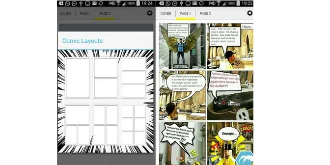 Aplikasi membuat komik 