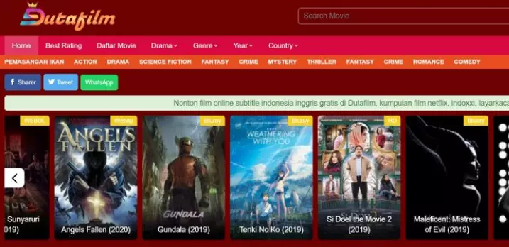 Dutafilm Subtitle Indonesia, Hiburan Streaming Terbaru dan Gratis