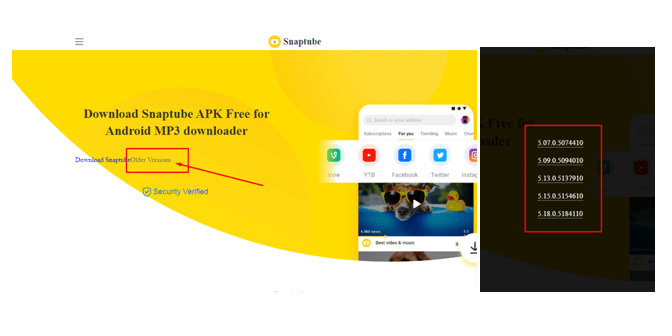 download snaptube versi lama