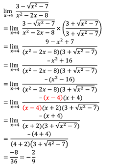 Contoh Soal Limit Fungsi Aljabar dan Pembahasannya