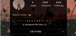 Bio Instagram aesthetic
