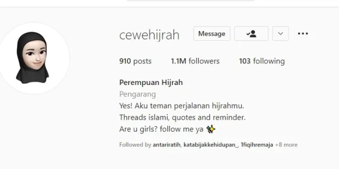 contoh bio Instagram yang menarik followers