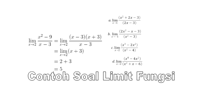 contoh soal limit fungsi
