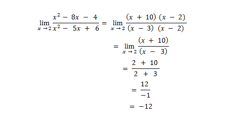 contoh soal limit fungsi