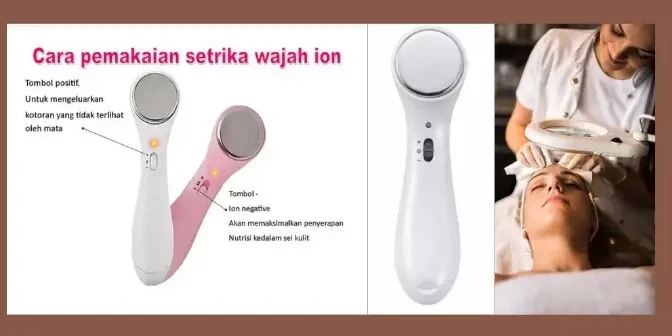 cara menggunakan setrika wajah