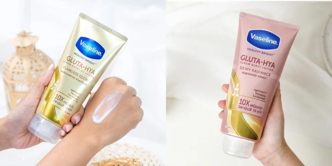 PENTING! Inilah Perbedaan Vaseline Gluta Hya Pink dan Gold