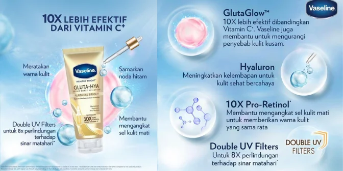 Review Vaseline Gluta Hya