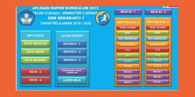 aplikasi raport k13