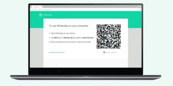 cara membuat status di wa web