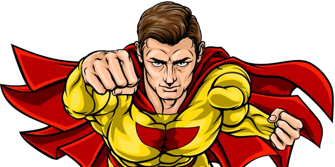 Foto profil keren tema anime super hero