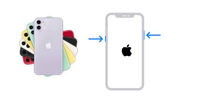 cara restart iphone 11