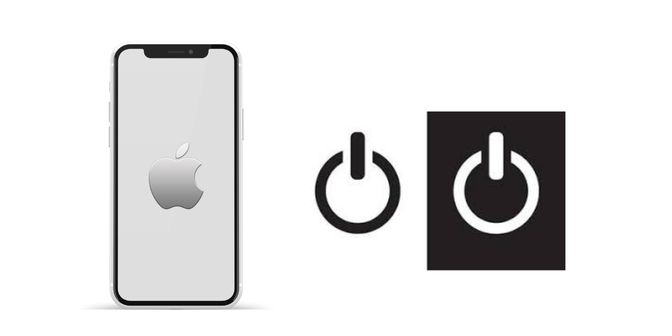 cara restart iphone x