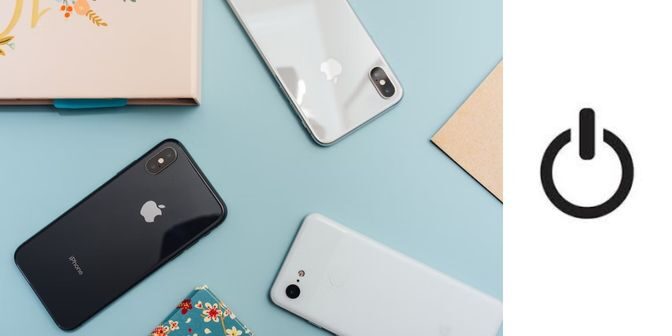 cara restart iphone x