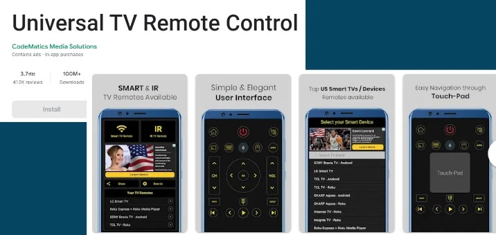 Aplikasi remote TV Polytron