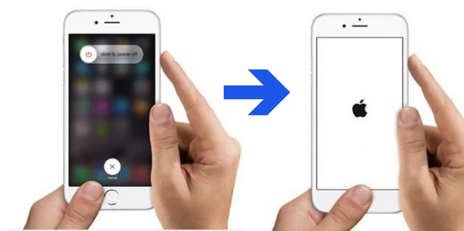 Cara me restart iphone 