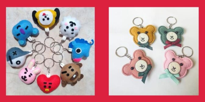 Kerajinan tangan dari flanel