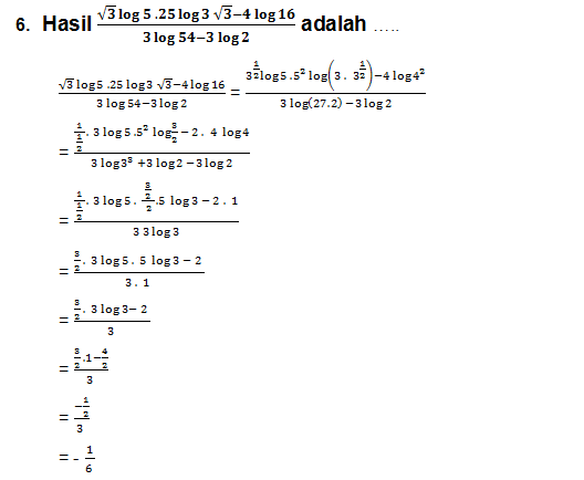 Definisi, Fungsi, Sifat, dan Contoh Soal Logaritma