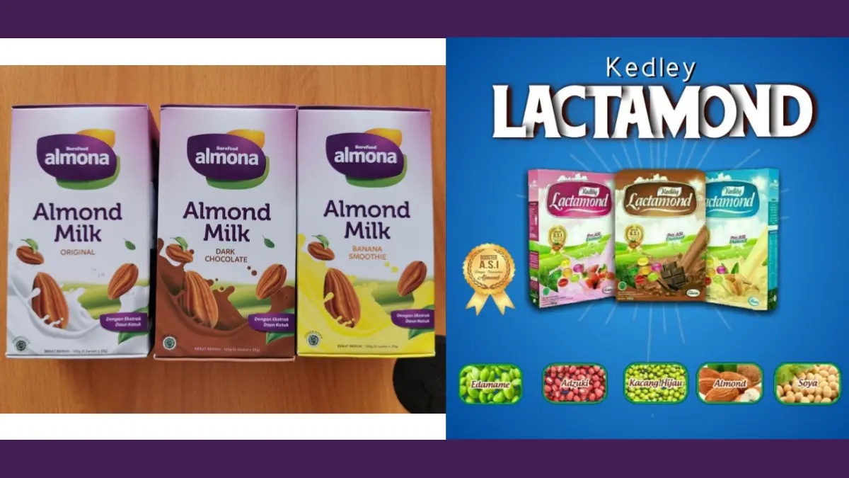 susu almond pelancar ASI