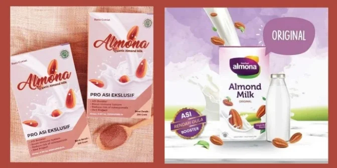susu almond pelancar ASI