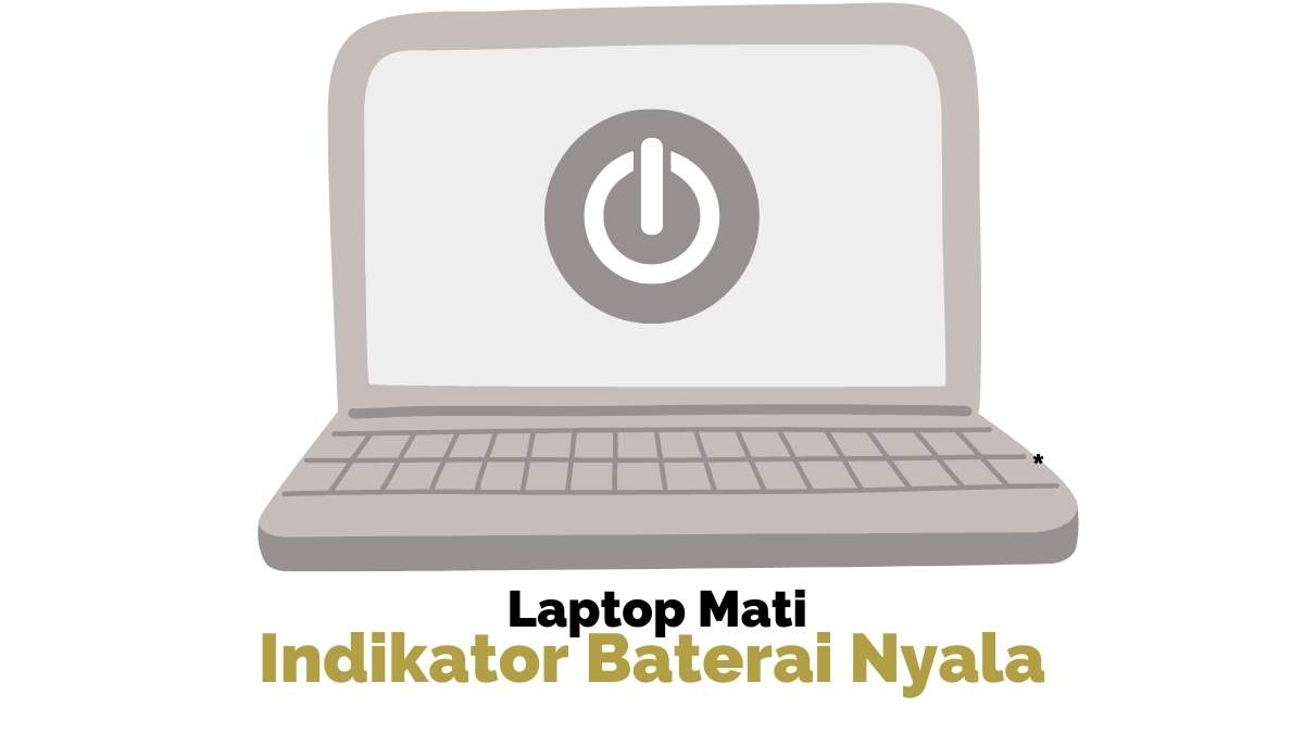 laptop tidak bisa nyala tapi lampu power hidup