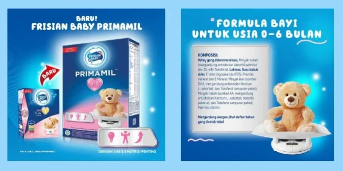 Susu penambah berat badan bayi 6 12 bulan