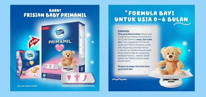Susu penambah berat badan bayi 6 12 bulan