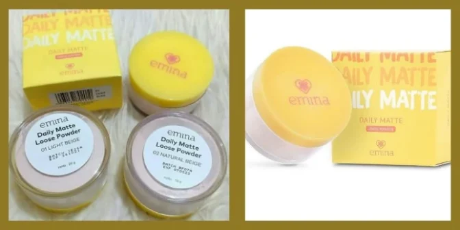 bedak Emina tabur