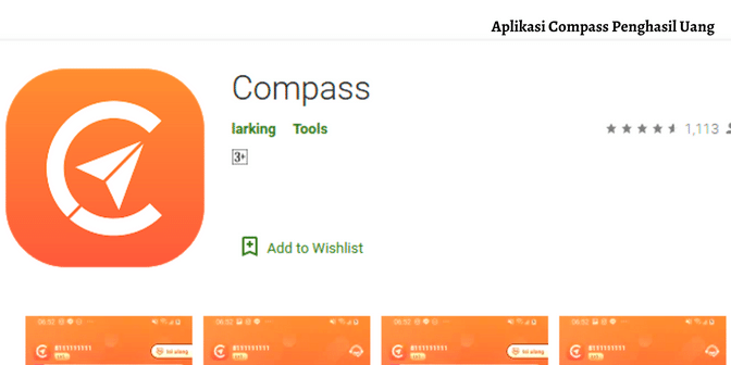 Aplikasi Compass Penghasil Uang