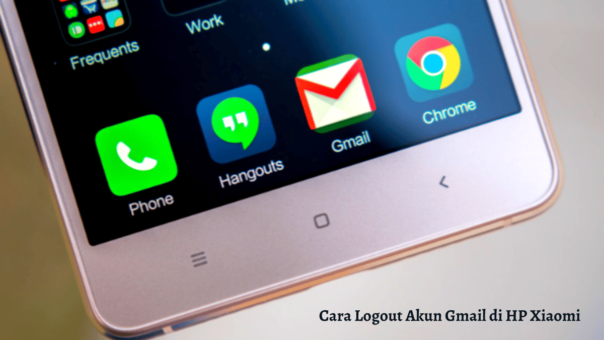 Cara Logout Akun Gmail di HP Xiaomi