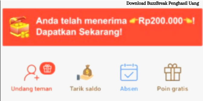 Download BuzzBreak Penghasil Uang