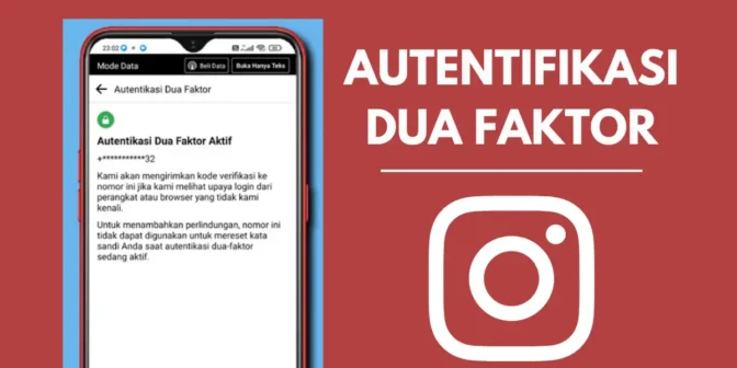 autentikasi dua faktor Instagram