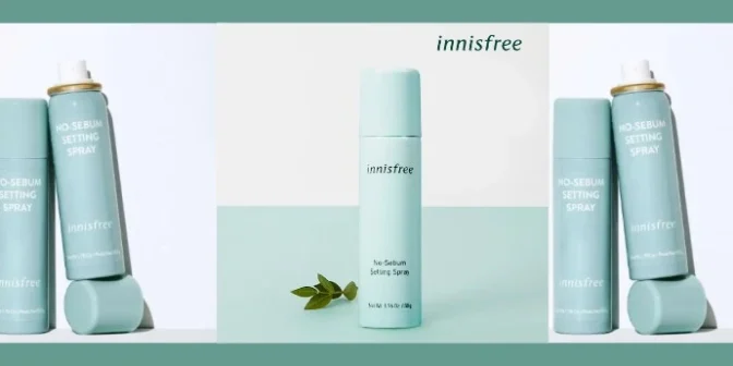 Setting spray untuk kulit berminyak