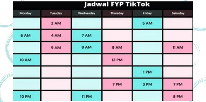 Jadwal FYP Tiktok