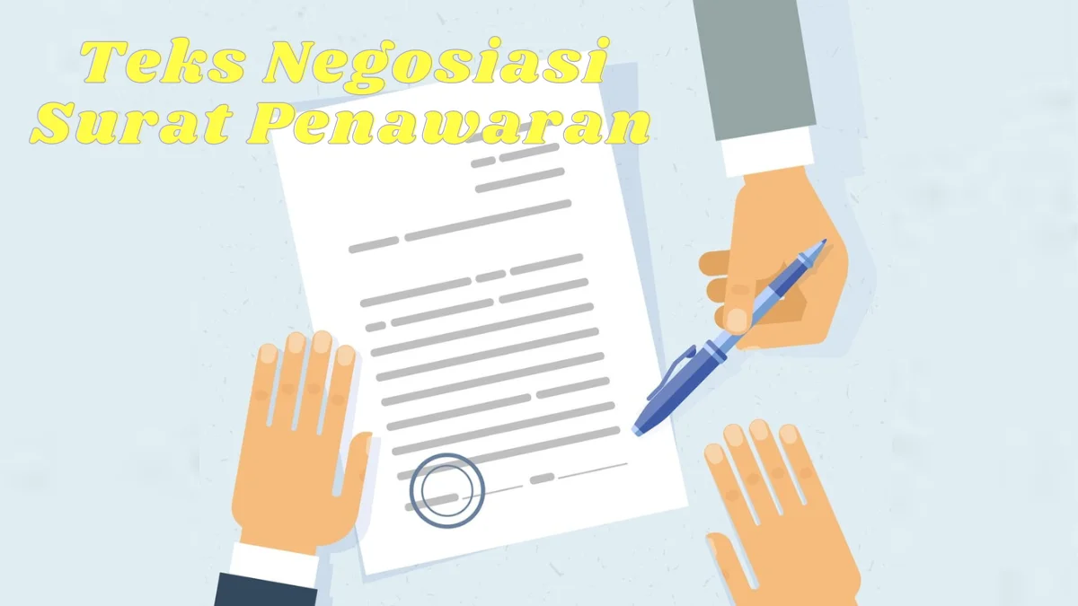 Teks negosiasi surat penawaran
