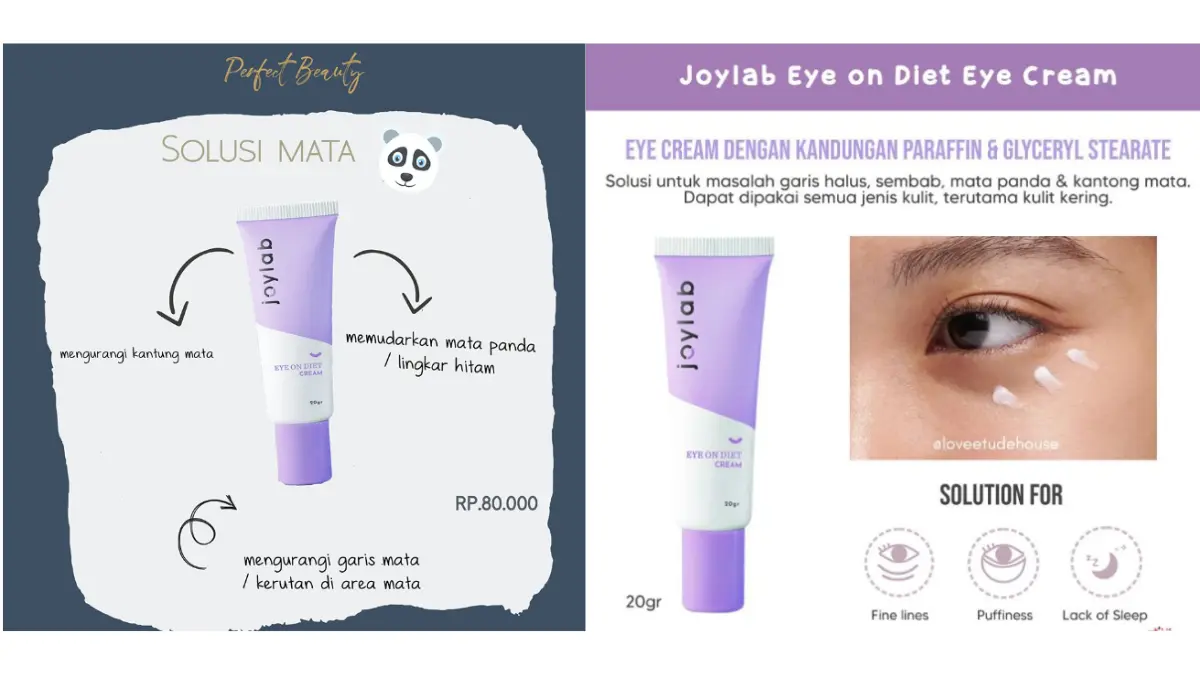 eye cream terbaik untuk mata panda