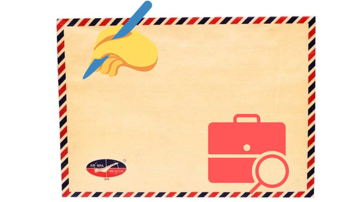 tulisan depan amplop lamaran kerja