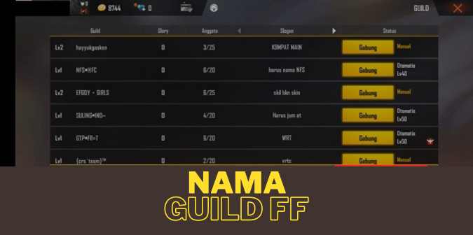 nama guild ff