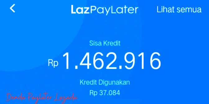 Denda Lazada Paylater