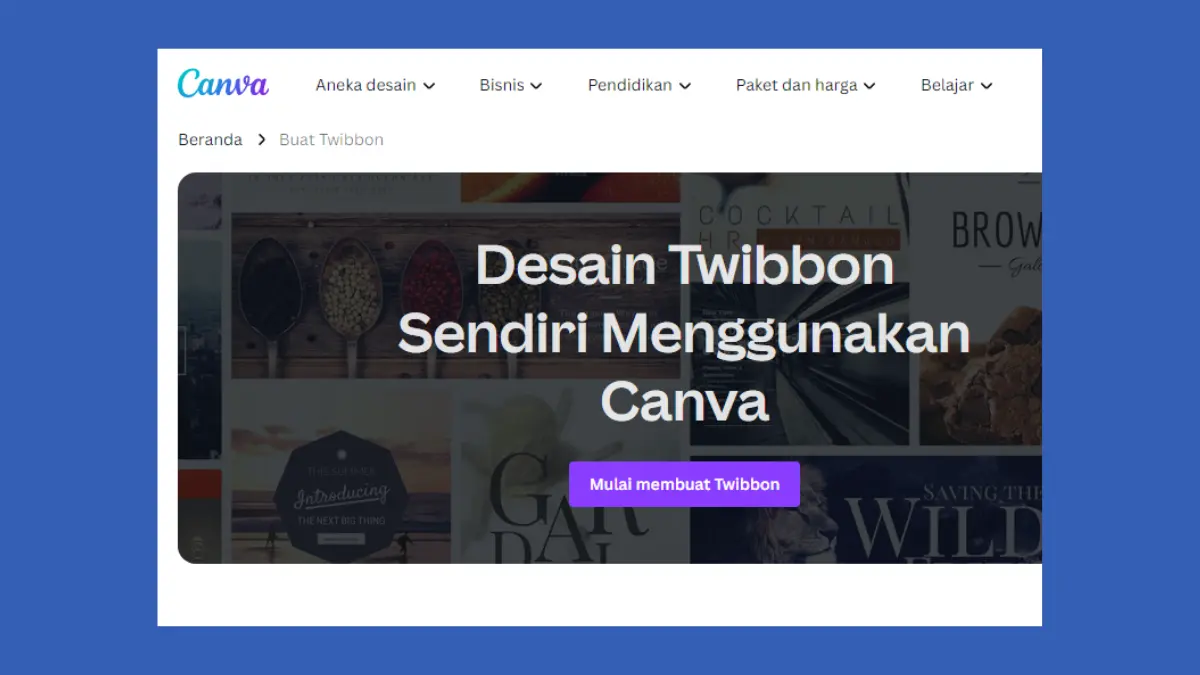 pasang twibbon online