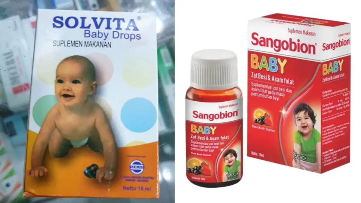 7 Merk Vitamin untuk Bayi 0-3 Bulan Bantu Tumbuh Kembang Si Kecil