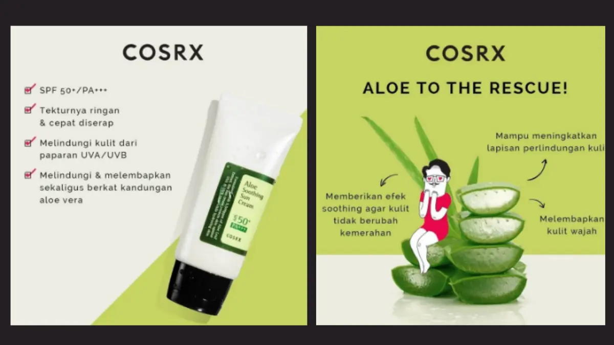 COSRX Aloe Soothing Sun Cream