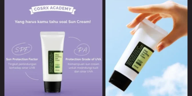 COSRX Aloe Soothing Sun Cream