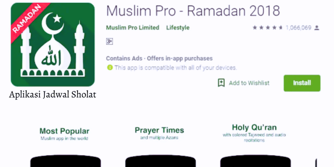 Aplikasi Jadwal Sholat