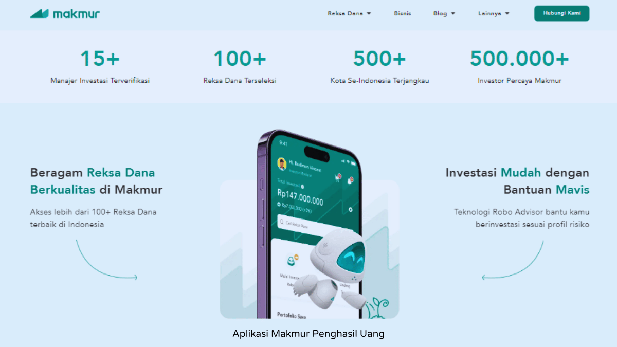 Aplikasi Makmur Penghasil Uang