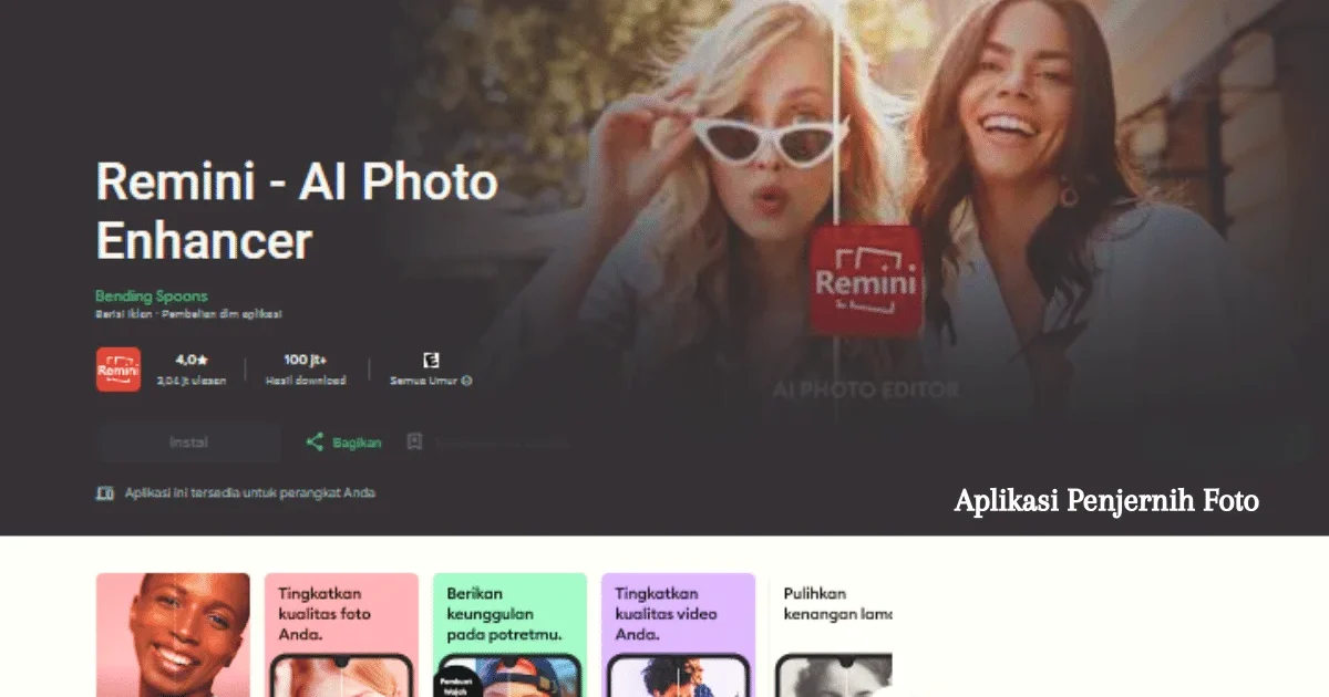 Aplikasi Penjernih Foto