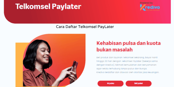 Cara Daftar Telkomsel PayLater