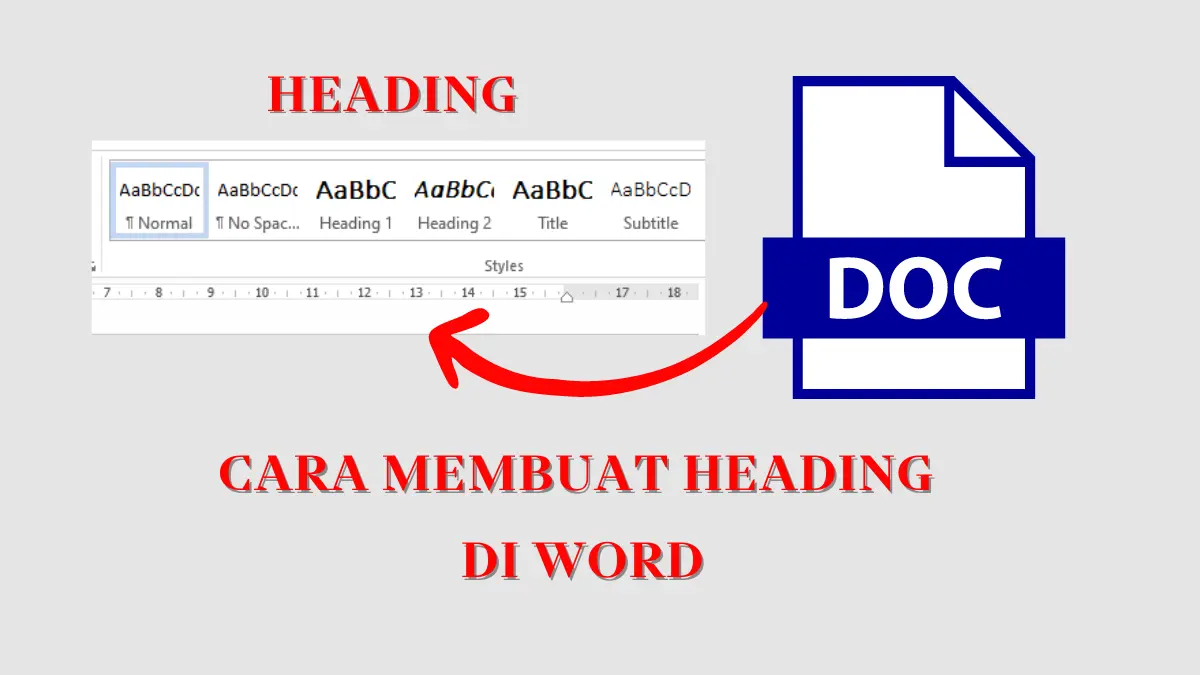 Cara membuat heading di Word