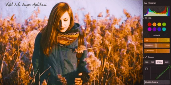 Edit Foto Tanpa Aplikasi