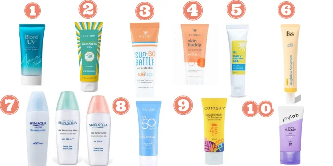 Sunscreen no white cast