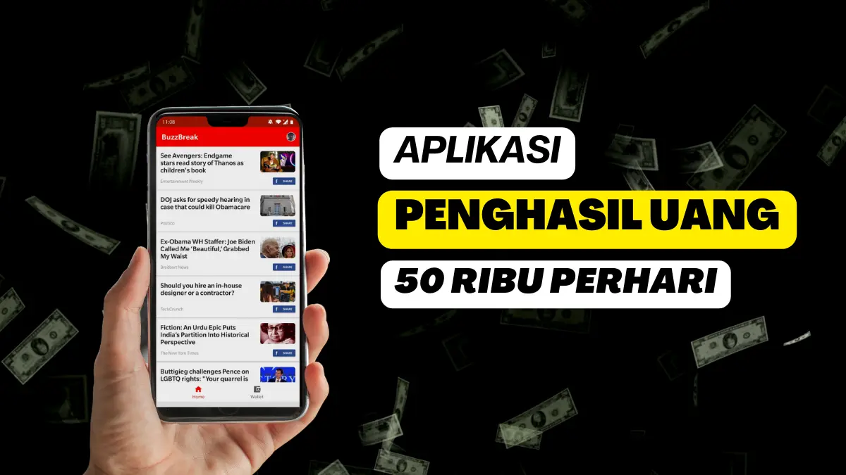 Aplikasi Penghasil Uang 50 Ribu Perhari